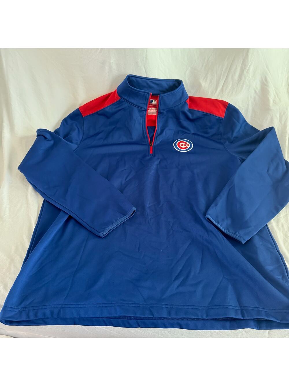 NWOT new Genuine Merchandise Chicago Cubs quarter zip size 2xl